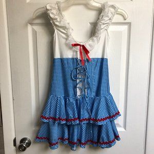 Be Wicked Dorothy Costume Size S/M
